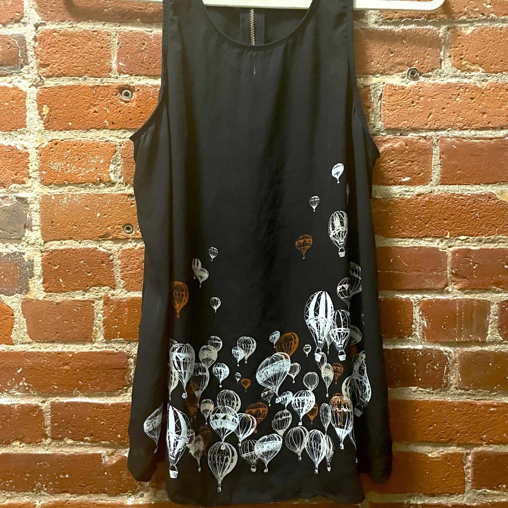 5 for $20! Black shell with parachute balloon cute print pattern classic staple